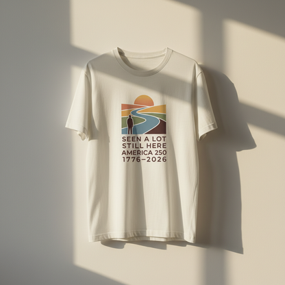 Seen the Road, Still Standing — America 250 Wayfarer Tee