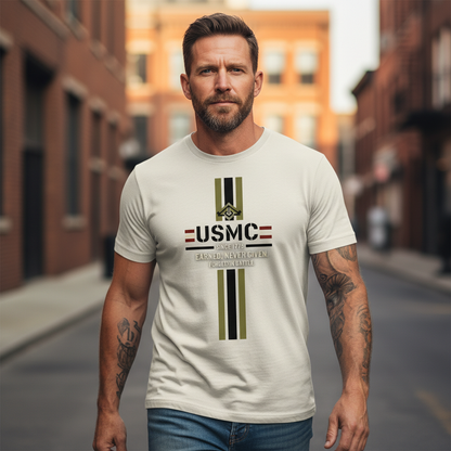 United States Marine Corps Vertical Stripe Shirt - Forged in Battle Apparel