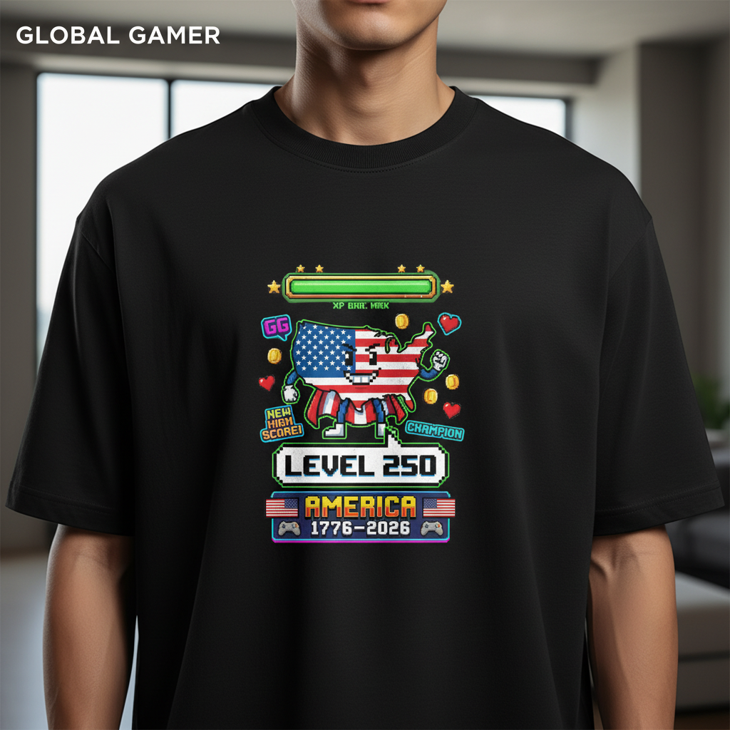 America Reached Level 250  T-Shirt