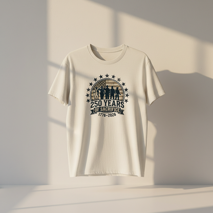 250 Years of Sacrifice — America 250 Heritage Tee