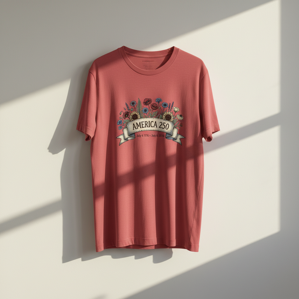 Wildflowers of Liberty — America 250 Heritage Tee