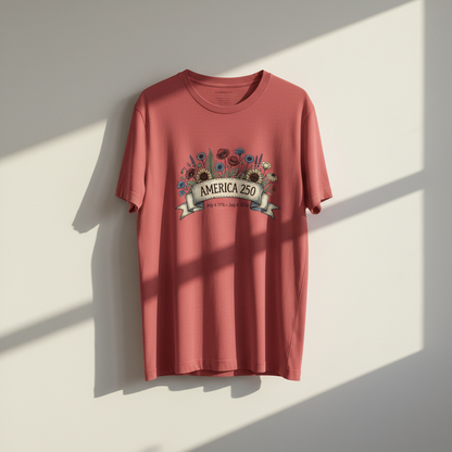 Wildflowers of Liberty — America 250 Heritage Tee