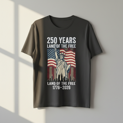 Liberty's Skyline — America 250 Heritage Tee