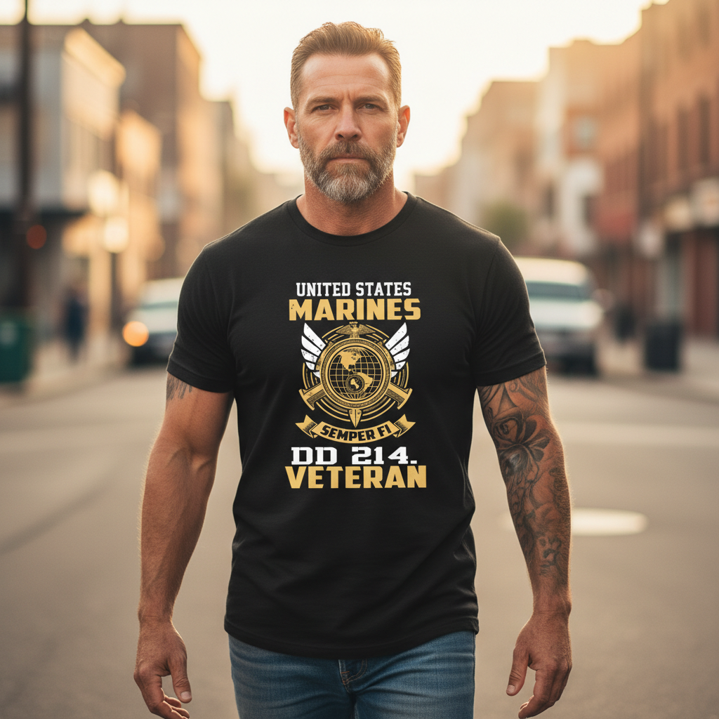 USMC "Retirement Tribute" Forged In Brotherhood Tee (Copy)