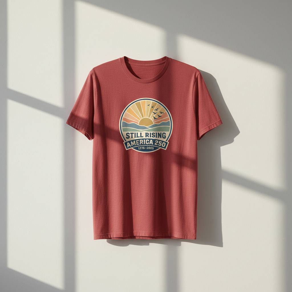 Still Rising — America 250 Sunrise Tee