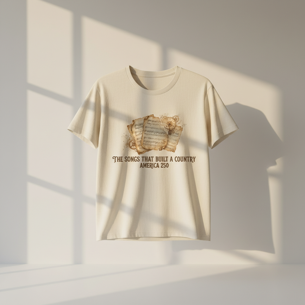 Harmonies of History — America 250 Heritage Tee