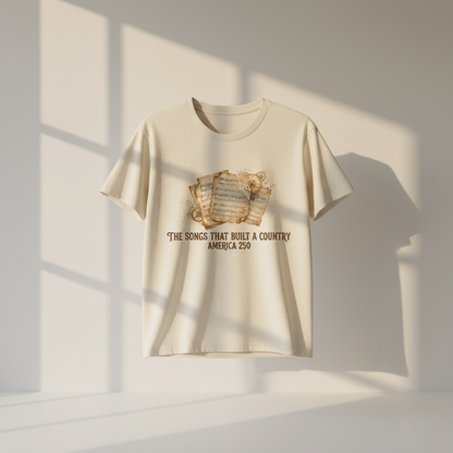 Harmonies of History — America 250 Heritage Tee