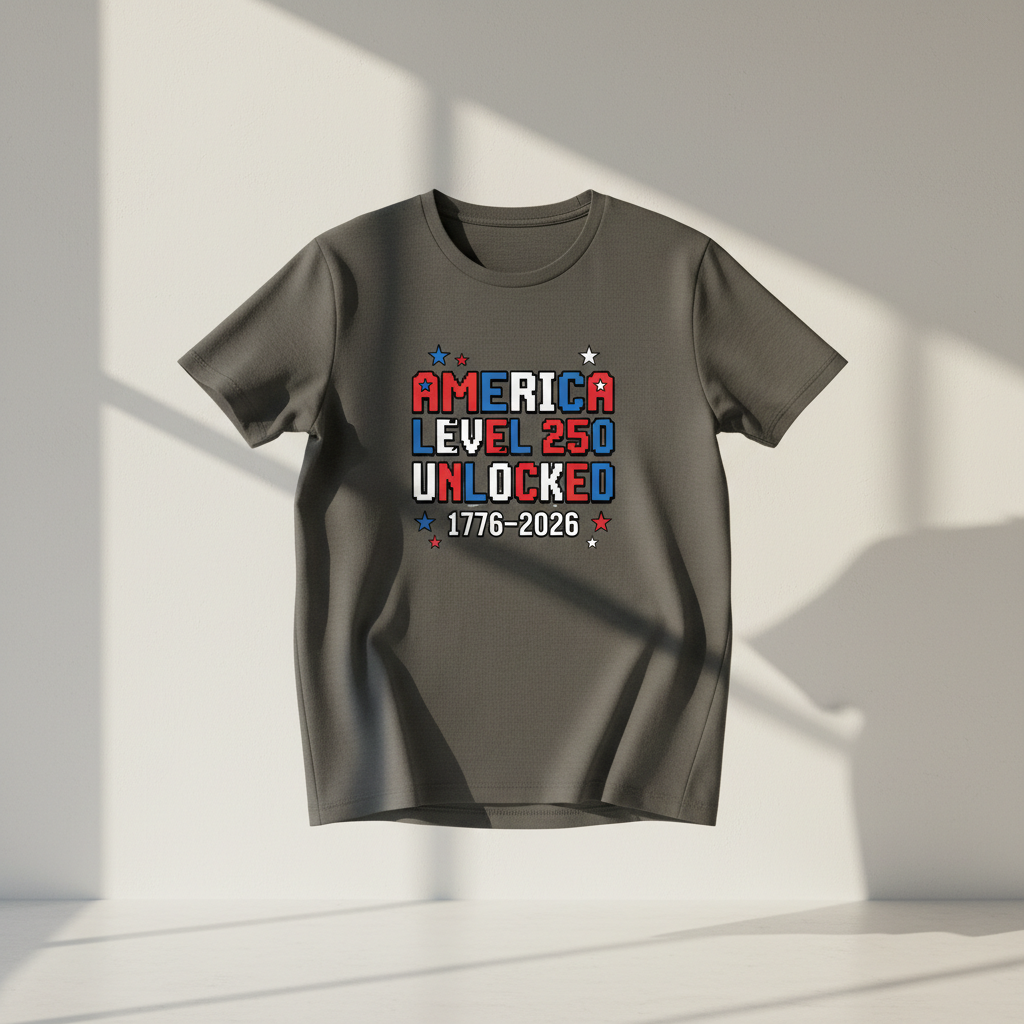 Pixel Milestone — America 250 Heritage Tee