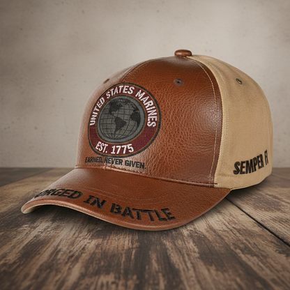 Custom Marine Corps Pride Hat: Add Your Rank & Service Years