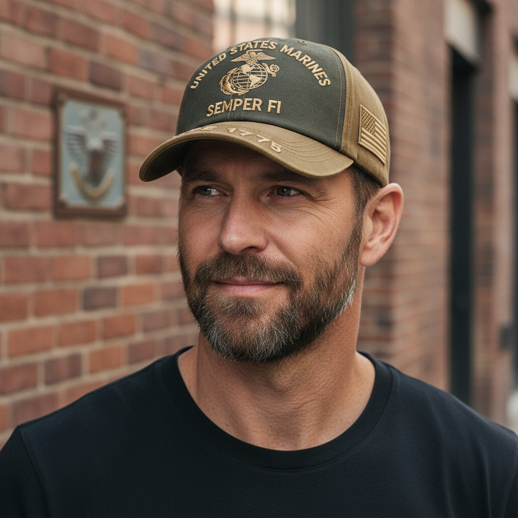 Custom US Marines Heritage Cap - Semper Fi Edition