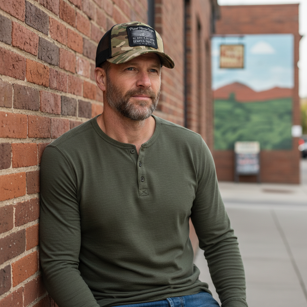 Custom Camo Marine Wife - Personalized "Semper Fidelis" Trucker Hat