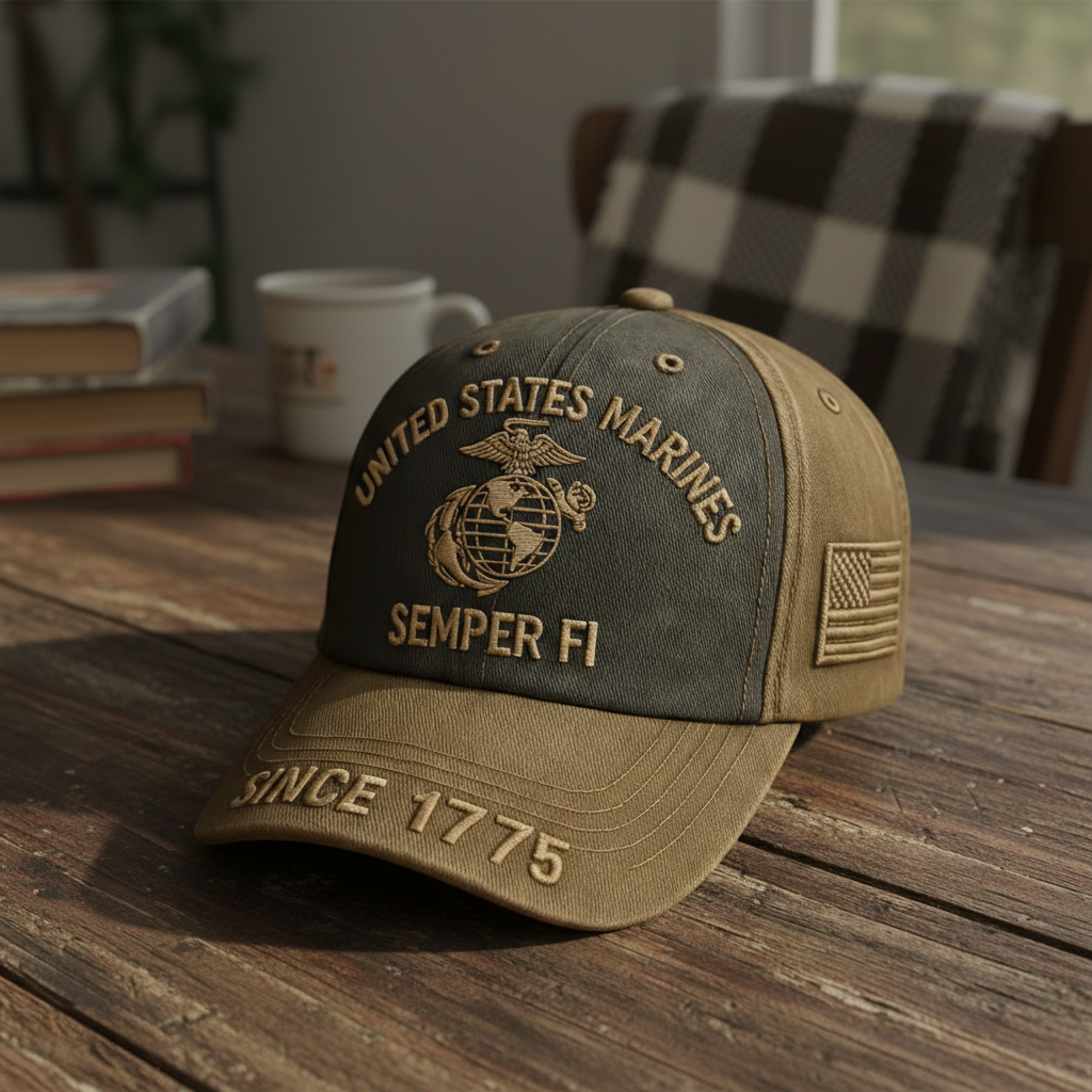Custom US Marines Heritage Cap - Semper Fi Edition