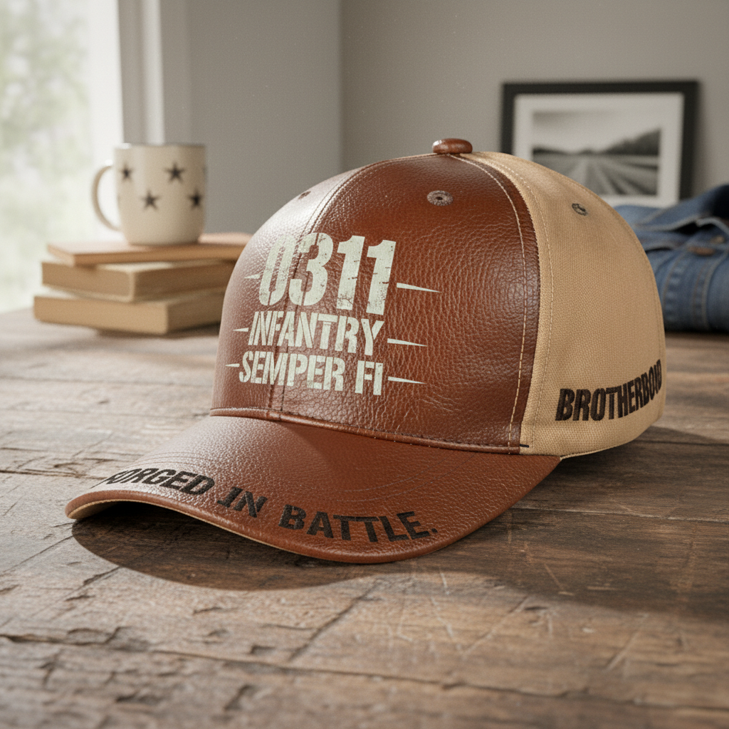 Semper Fi Brotherhood - Custom Infantry Veteran Hat