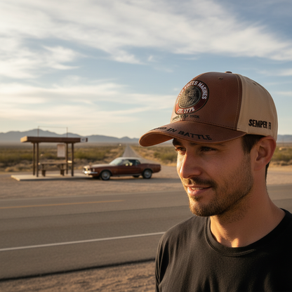 Custom Marine Corps Pride Hat: Add Your Rank & Service Years