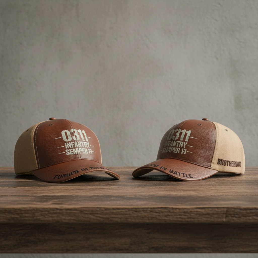 Semper Fi Brotherhood - Custom Infantry Veteran Hat