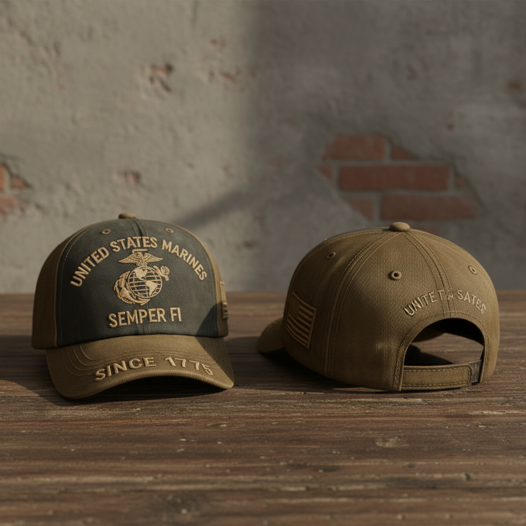 Custom US Marines Heritage Cap - Semper Fi Edition