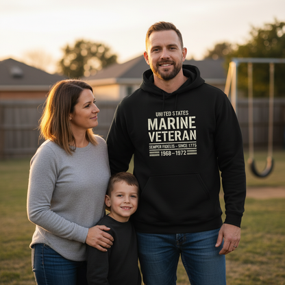 Modern Combat Veteran Quilted Hoodie - Black Edition