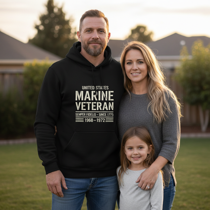 Modern Combat Veteran Quilted Hoodie - Black Edition